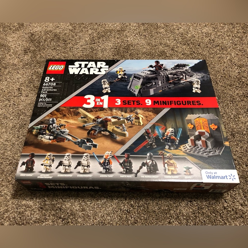 Lego Star Wars Galactic Adventures Pack 3 in 1 (66708) Walmart Exclusive NIB!!